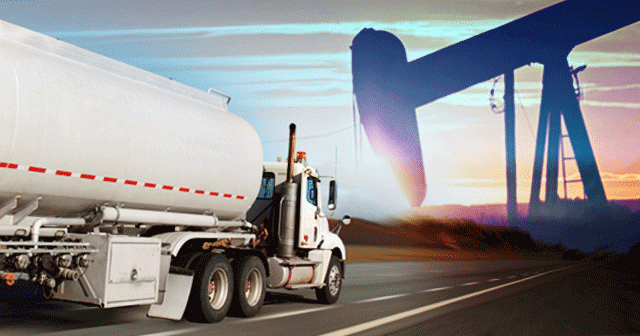 Blog header fuel truck and pumpjack